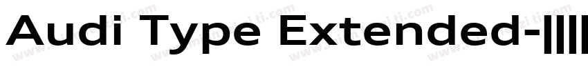 Audi Type Extended字体转换